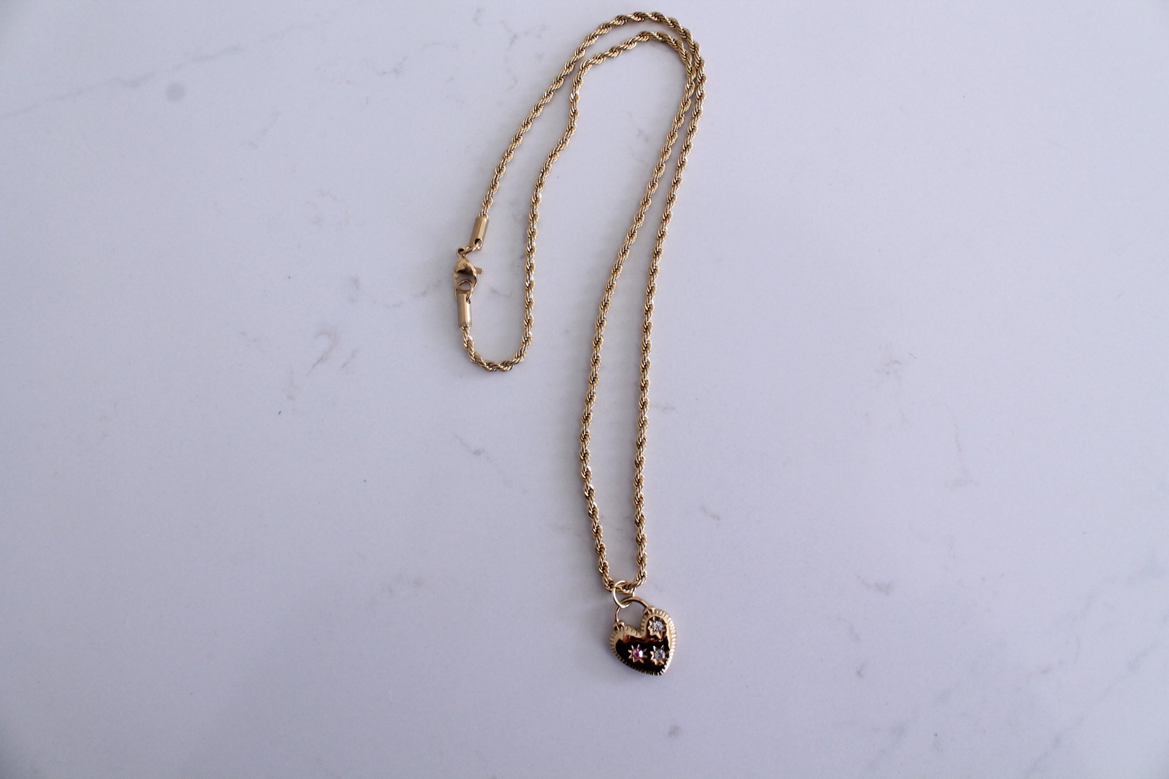 Heirloom Heart Neckalce