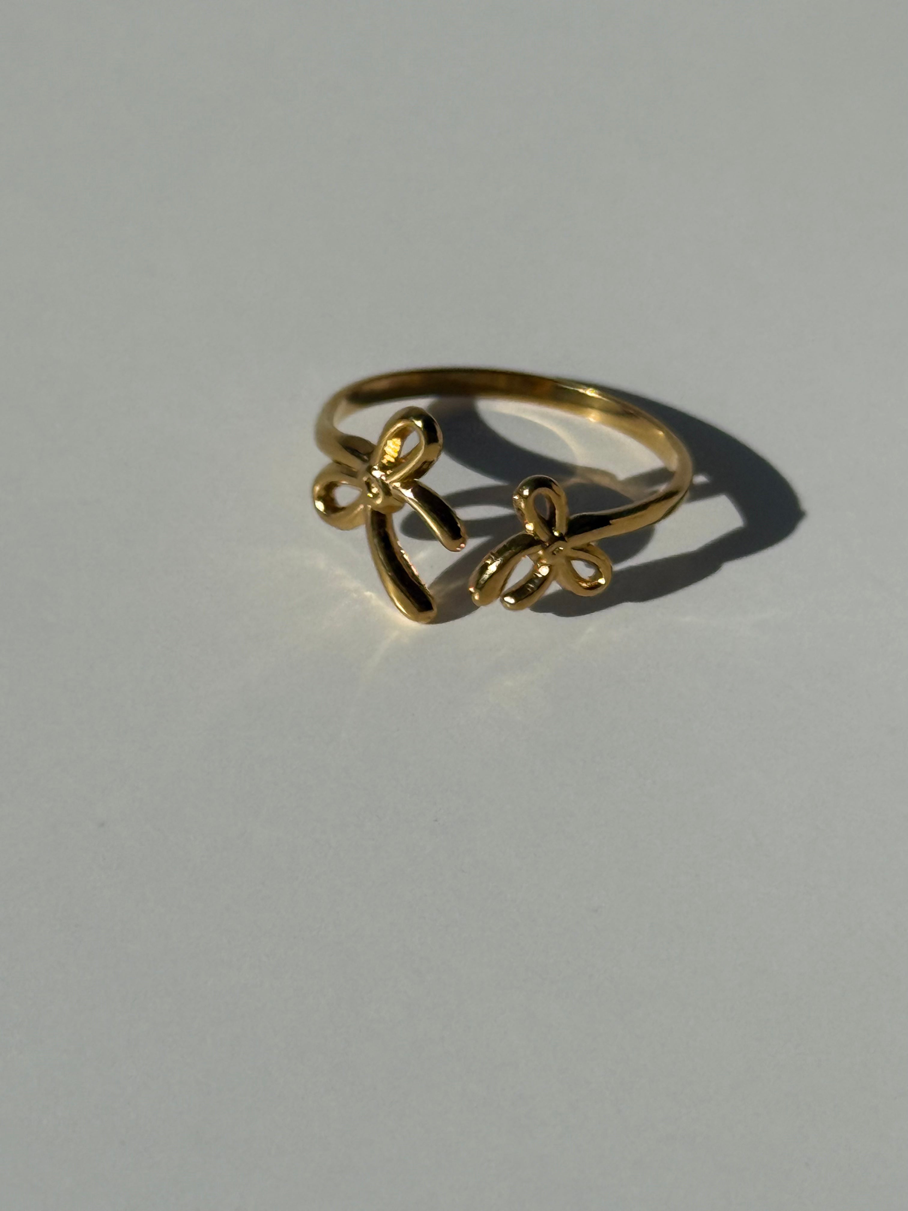 Golden Bow Ring