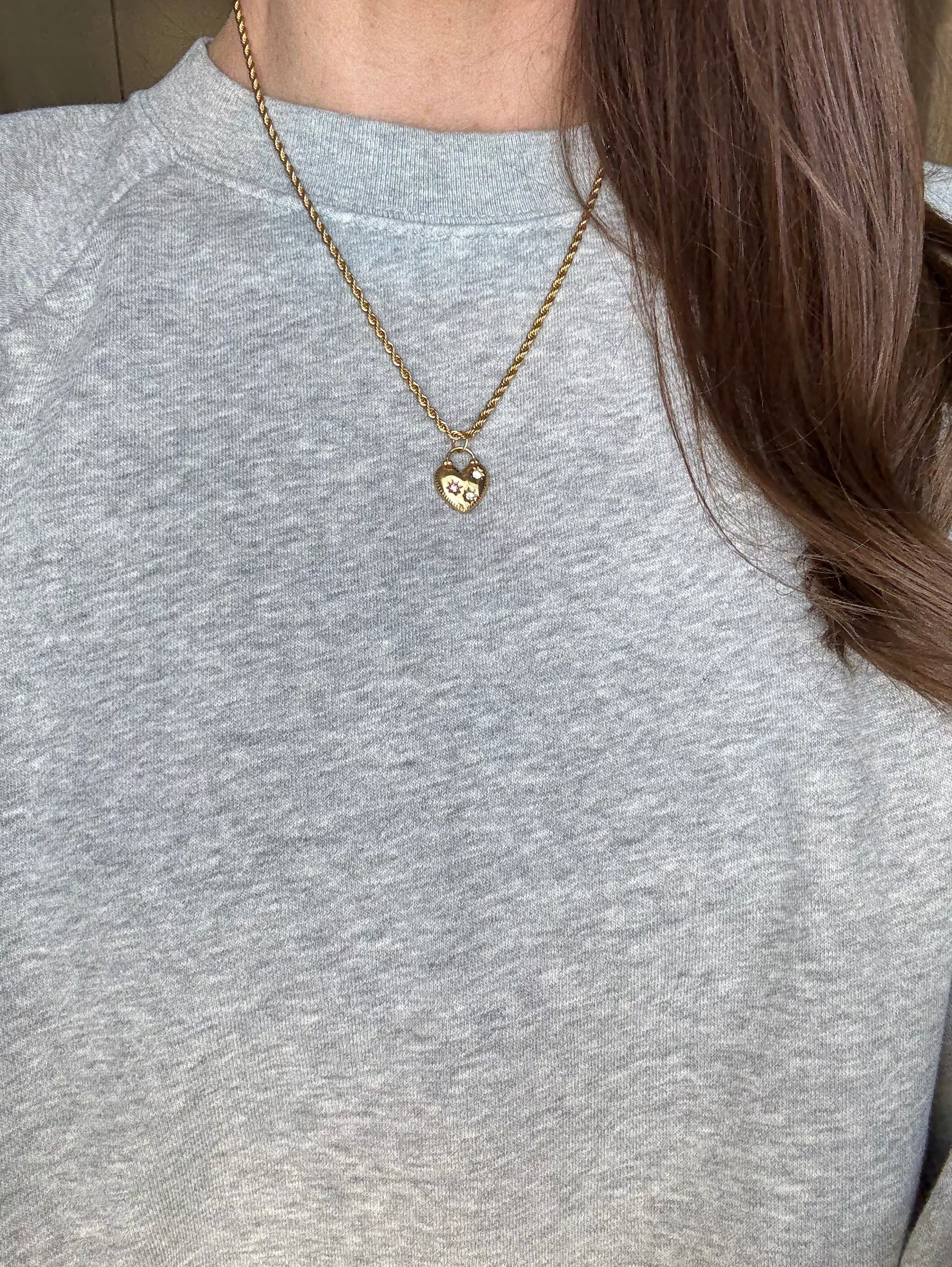 Heirloom Heart Neckalce